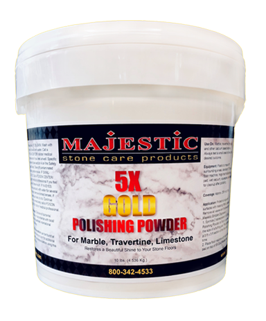 Majestic 5X Gold Marble Polishing Powder